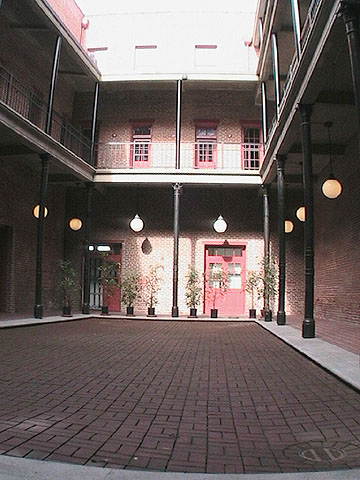 Pico House interior courtyard